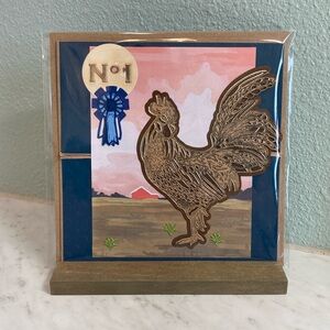 No 1 Rooster Farm Handmade Card